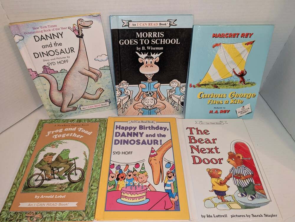 Lot of 6 Vintage I Can Read Children's Picture Books HarperCollins
